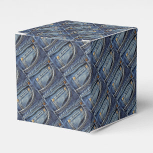 Blue Jeans Pocket Favour Box