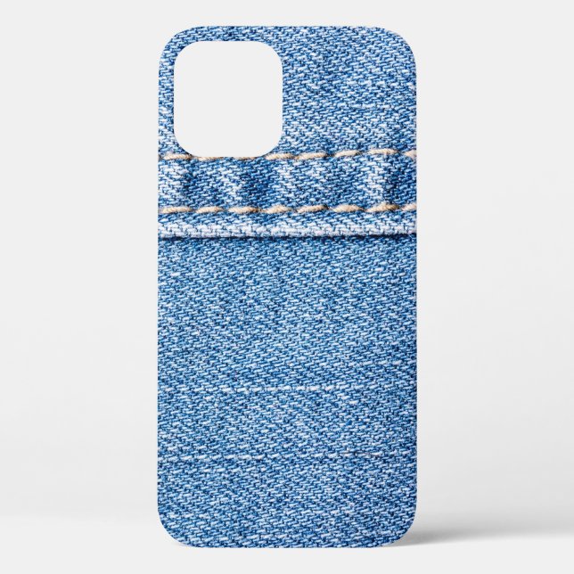 Blue jeans sew closeup texture.  Case-Mate iPhone case (Back)