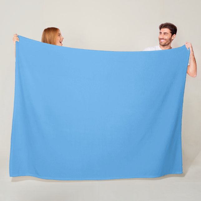  Blue jeans (solid colour)  Fleece Blanket (In Situ)