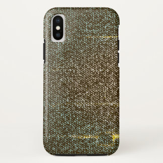 Blue Jeans Texture (grunge) iPhone X Case