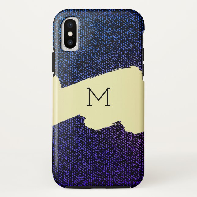 Blue Jeans Texture (purple) Case-Mate iPhone Case (Back)
