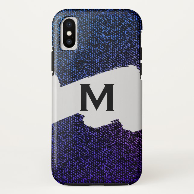 Blue Jeans Texture (purple) Case-Mate iPhone Case (Back)