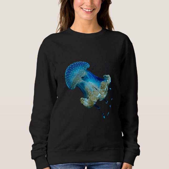 Blue Jellyfish 83 Sweatshirt (Front)