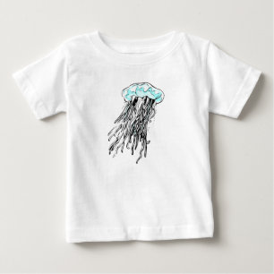 Blue Jellyfish Baby T-Shirt
