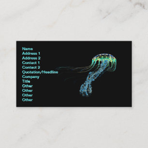 Blue Jellyfish Business Card