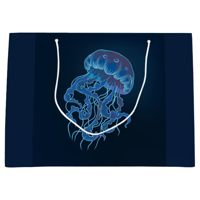 Blue Jellyfish Gift Bag (Front)