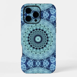 Blue Jellyfish Mandala Ocean-Inspired Symmetry iPhone 16 Pro Max Case
