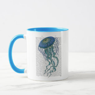 Blue Jellyfish Mug