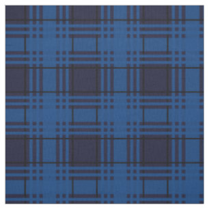 Blue Jewel Tartan Fabric