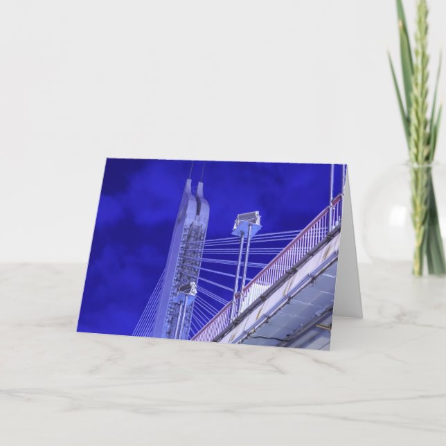 Blue Jiefang Bridge Card (Front)