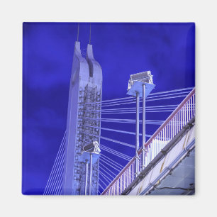 Blue Jiefang Bridge Magnet