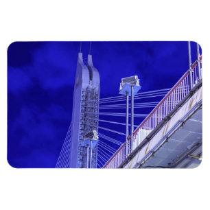 Blue Jiefang Bridge Magnet