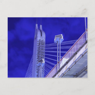 Blue Jiefang Bridge Postcard