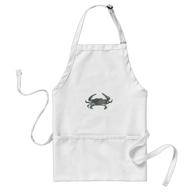 Blue "Jimmy" Crab Standard Apron (Front)