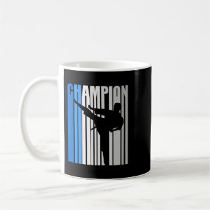Blue Jiu Jitsu Champion Girls Birthday Train Coach Coffee Mug