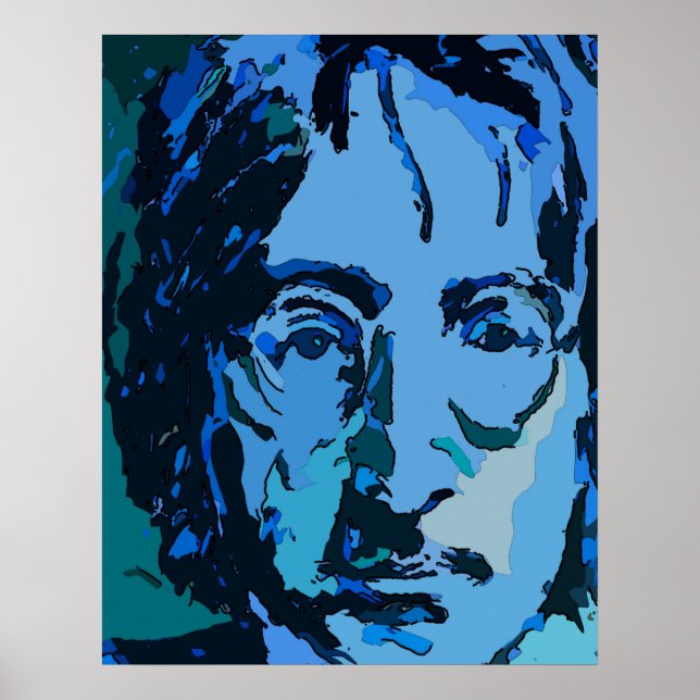 Blue John Abstract Poster (Front)