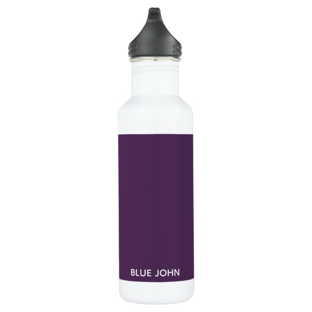 Blue John purple colour name 710 Ml Water Bottle (Right)