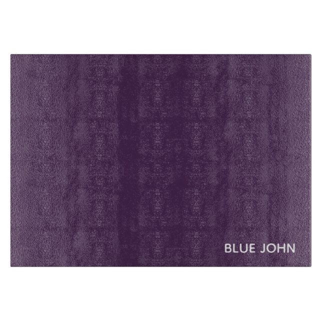 Blue John purple colour name Cutting Board (Front)