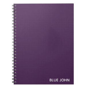 Blue John purple colour name Notebook