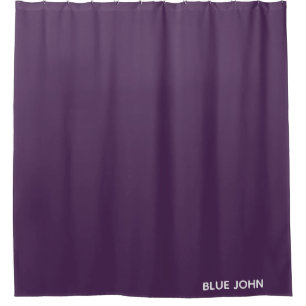 Blue John purple colour name Shower Curtain