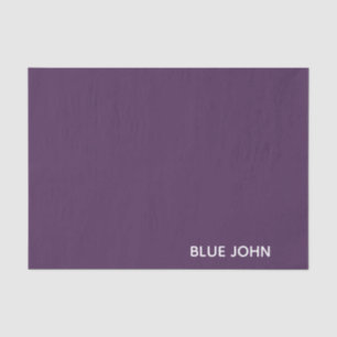 Blue John purple colour name Tissue Paper
