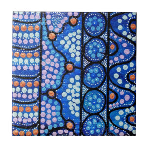 Blue Journey Dreaming Tile