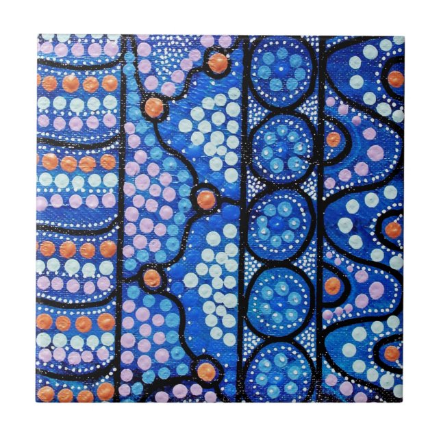 Blue Journey Dreaming Tile (Front)