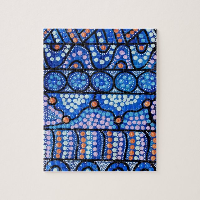 Blue Journey Puzzle (Vertical)