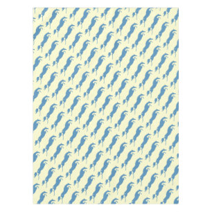 Blue Jumping Horse Tablecloth