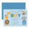 Blue Jungle Animals Baby Boy Couples Shower