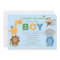 Blue Jungle Animals Baby Boy Shower