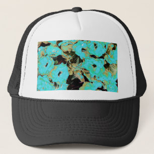 Blue Kalanchoe Plant Trucker Hat