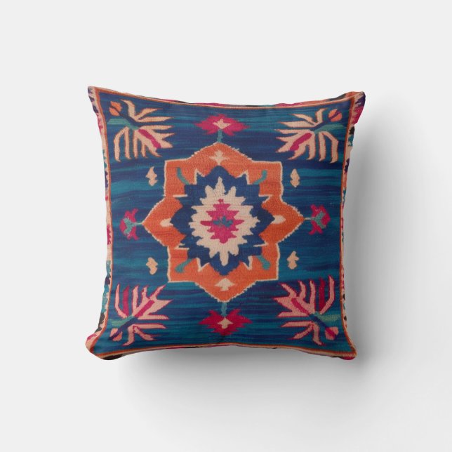 Blue Kilim Pillows for Any Style: From Boho to Mod (Front)