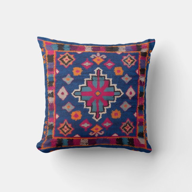 Blue Kilim Pillows UK: Classic Craftsmanship  (Front)