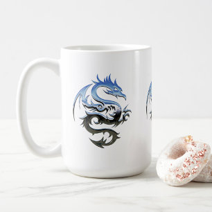 Blue King Dragon Coffee Mug