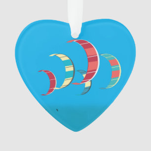 Blue Kiteboarding  Ornament