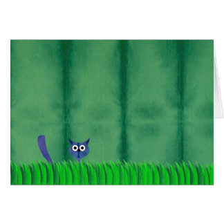 BLUE KITTY Card