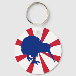 Blue Kiwi Key Ring