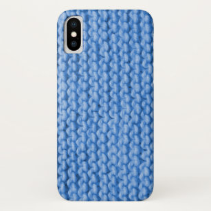 Blue Knit Pattern Case-Mate iPhone Case