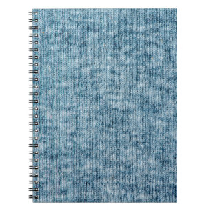 Blue knitting wool texture closeup photo backgroun notebook