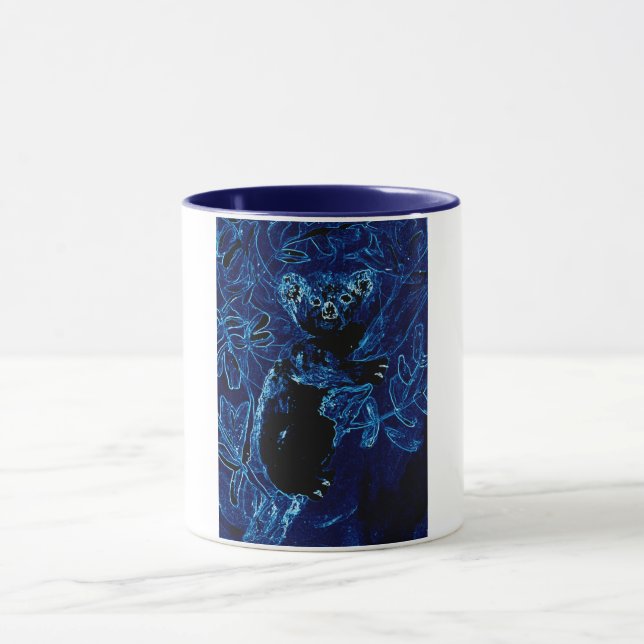 Blue Koala Bear Tree Hug Mug (Center)