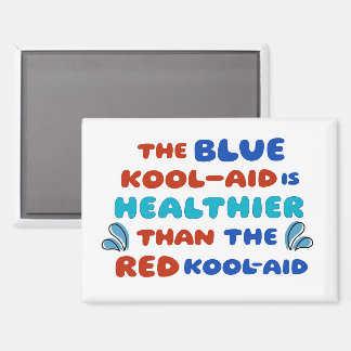 Blue Kool Aid RECTANGULAR MAGNET
