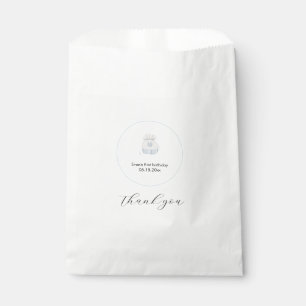 Blue Korean Doljanchi favour tag Bag