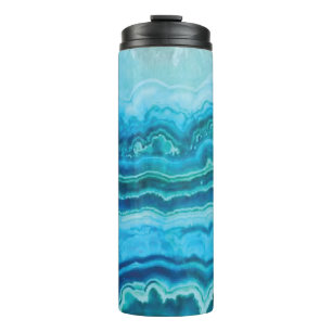 Blue Lace Agate gemstone  Thermal Tumbler