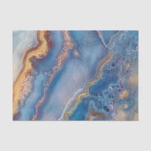 Blue Lace Agate Tissue Paper