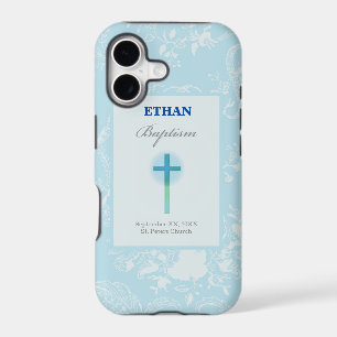 Blue Lace Boy Baptism