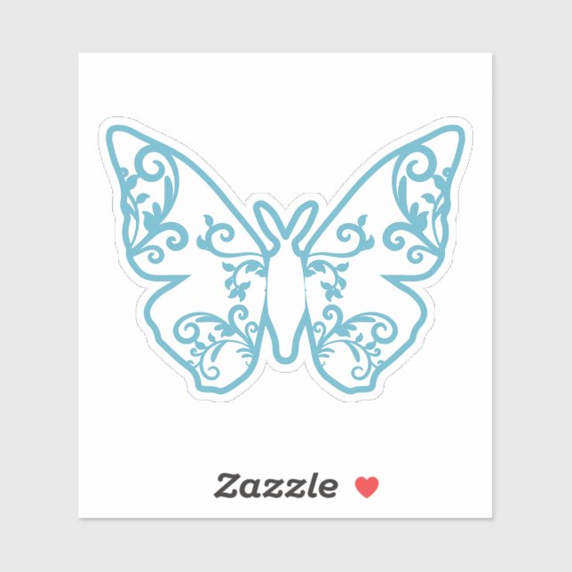Blue Lace Butterfly (Sheet)