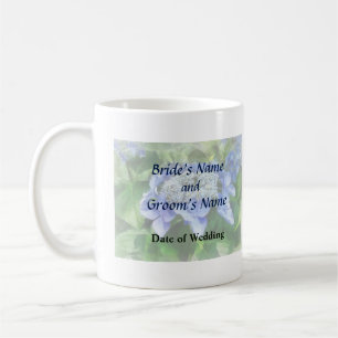Blue Lace Cap Hydrangea Wedding Products Coffee Mug