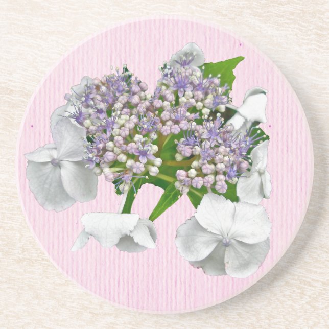 Blue Lace Hydrangea Coaster (Front)