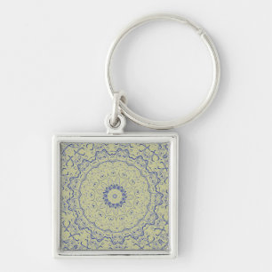 Blue Lace Key Ring